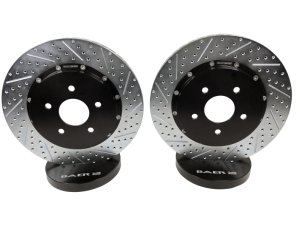 Chevrolet Corvette Z06 Brake Rotors (2) - Rear - Baer Brakes - EradiSpeed+ Slotted/Drilled/Zinc Plated - `06-`13 Chevrolet Corvette Z06 Brake Rotors (2) - Rear - Baer Brakes - EradiSpeed+ Slotted/Drilled/Zinc Plated - `06-`13